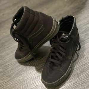 New without Box Vans Sk8 High Black on Black Men's 5.0 Women's 6.5